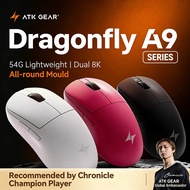 ATK Dragonfly A9 Pro Max Lightweight Wireless Mouse Tri-Model PAW3950Ultra 42000DPI 750IPS 8KHz RGB 