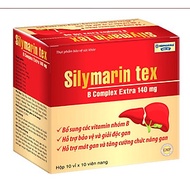 Viên uống Silymarin Tex B Complex Extra 140mg (đỏ)- Hộp 100 viên - Giải độc gan, bảo vệ tế bào gan, 