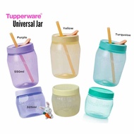 Tupperware Universal Jar 550ml with straw / 550ml with spoon / 325ml Small Cookie Jar Airtight