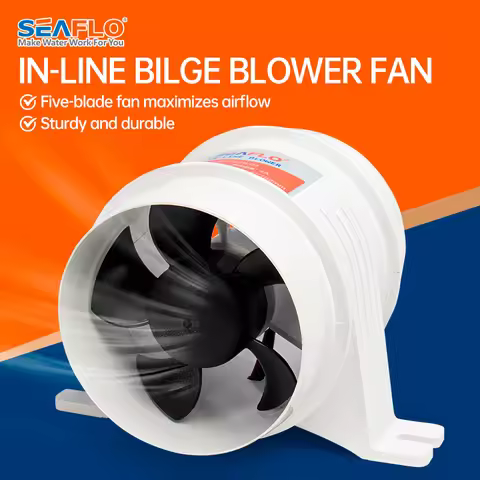 12V 24V DC straight-flow engine room fan exhaust fan 3 Inch 4 inch fan room car yacht fan