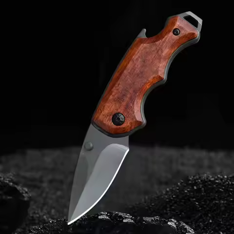 1 Piece Folding Knife for Eating Meat Knife for Cutting Fruit Knife for Roasting Sheep Stainless Ste