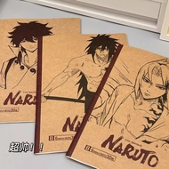 Naruto notebook, Kraft paper, B5, horizontal lines, student notebook, thick notebook