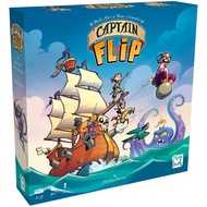 Captain Flip - Board Game, Play As a Pirate Captain, Recruit Crew, Collect Coins, Family-Friendly Pi