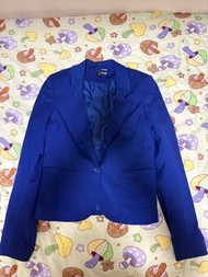 H&M 女裝西裝外套 藍色