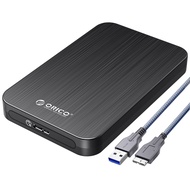 ORICO 2.5'' Hard Drive Enclosure USB 3.0 to SATA for 7/9.5 mm HDD SSD External HDD Enclosure Up to 6