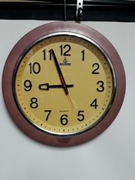 日本鐵力士古董掛鐘 時間準確功能正常