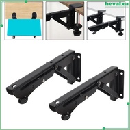 [Hevalxa] 2x Under Desk Keyboard Tray Bracket Keyboard Bracket for Home Office