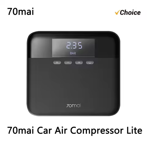 Original 70mai Portable Air Compressor Tire Inflator Air Pump for Car Tires DC 12V Tire Pump Preset 