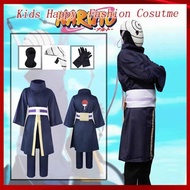 cod Naruto Obito Cosplay Costume – White Masked Man Uchiha Obito Fourth Great Ninja War Outfit Set