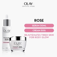 OLAY Luminous Niacinamide + Rose Complex Cream (50g) + Serum (30ml)
