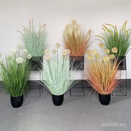 Potted Floor-standing Herringbone Simulation Green Plant Dandelion Ornaments Dandelion Ornaments Ree