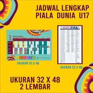 jadwal piala dunia usia 17/ paket jadwal piala dunia 2023 / poster piala dunia / poster piala dunia