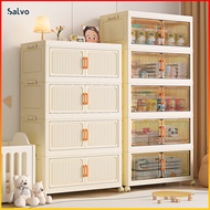 L50-90CM Foldable Storage Cabine Storage Box Stackable Clothes Kotak Simpanan Rack Almari Baju 储物柜