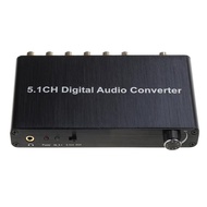 5.1CH ตัวแปลงสัญญาณเสียงแบบดิจิตอล Dts/ AC3 Dolby-ถอดรหัสโคแอกเซียลและ SPDIF Optical Input ไปยัง5.1 