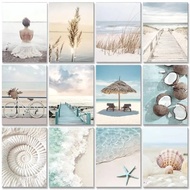 GATYZTORY Acrylic Paint by numbers Beach Drawing On Canvas Diy Oil Picture By Number Home decor Hand