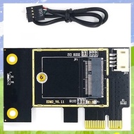 NGFF M.2 to PCIE Wireless Network Card Adapter Card Supports 7260 8265 1650 1675X AX200 AX210 Networ