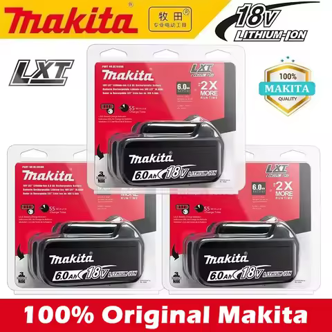 New Original Makita 18V Battery Rechargeable Battery For Makita BL1830B BL1850B BL1850 BL1840 BL1860