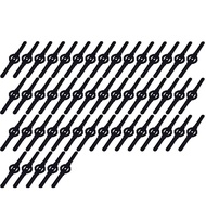 50Pcs Plastic Grass Trimmer Blades Lawn Mower Blade Cordless Trimmer Garden Tool Lawn Mower Trimmer Accessories Lawn Mowers