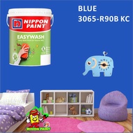 BLUE 3065-R90B KC ( 5L ) Nippon Paint Interior Vinilex Easywash Lustrous / EASY WASH / EASY CLEAN
