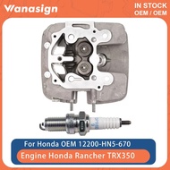 Motorcycle Engine Cylinder Head Spark Plug For Honda Rancher TRX350TE TRX350 TRX350TM TRX 350 4x4  2