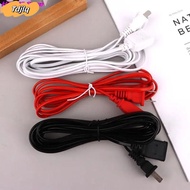 TDJLQ AC Power Cord, 2/3/5m Copper Power Extension Cord, Two-pin PVC Wire