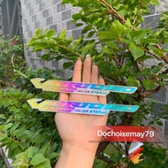 Tem logo titan chữ Vario dán dàn áo