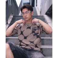 DP | Khaki Void Pattern Oversized T-Shirt - 5820TRF