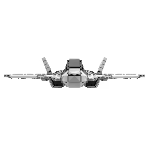 MOC Su 57 Felon Fighter Building Blocks Model Russia's Fifth Generation Stealth Fighter Bricks Assem