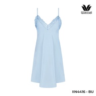 Đầm ngủ Wacoal 2 dây chéo lưng IIN4416