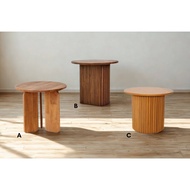 Kayabii Solid Wood Side Table / Designer Side Table