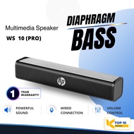 WS 10 USB Computer Speaker Wired Soundbar BASS Audio Speaker PC Laptop Desktop Subwoofer Gaming Spea