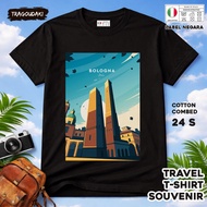 ITALY SOUVENIR T-SHIRT 4 WEAR ITALY COUNTRYTAG COTTON 24S SOUVENIR PREMIUM GIFT