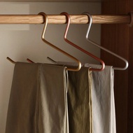 5Pcs Pants Hangers Non-Slip Trousers Tie Towel Drying Hanger Open Ended Clothes Storage Rack Spave Saver Wardrobe Organizers