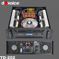 POWER AMPLIFIER PROFESIONAL DBVOICE TD 202 / TD202 CLASS TD 2CH