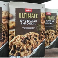 Coles Ultimate 40% Chocolate Chip Cookies 400g