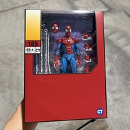 Bandai | Genuine Ct Toys Spiderman Mafex 185 Classic Costume Anime Figure Ver Miles Morales 2099 Spi
