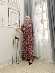 GAMIS BUNGA BUNGA GAMIS TERBARU LEBARAN 2023 GAMIS BUNGA RAYON GAMIS MOTIF BUNGA KECIL GAMIS WANITA