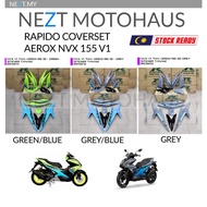 Rapido Yamaha Aerox NVX V1 Coverset Bodyset Complete Logo Sticker Tanam
