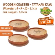 Wooden Coaster 10x1 DD-9 cm Unique Wooden coffee mug cup Coaster