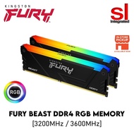 Kingston Fury Beast RGB DDR4 Memory Ram [3200MHz / 3600MHz]