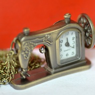 MESIN Small Quartz Pocket Clock Retro Pocket Clock Quartz Pocket Clock for Sewing Machine