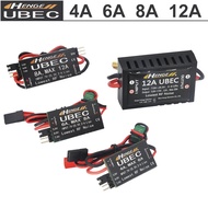 Henge 4A/ 6A/ 8A/ 12A UBEC Output 5V/6V/7.4V Inport 7V-25.5V 2-6S Mod Suis Lipo BEC Untuk Pesawat Ke