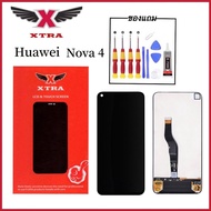 XTRA หน้าจอ LCD Huawei Nova4 งานแท้ อะไหล่มือถือ Lcd Display จอ + ทัช Forหัวเว่ยNova4 แถมไขควงกาว