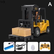 TX💓 รถยกจำลองควบคุมระยะไกลแบบ1: 24รถวิศวกรรม11ผ่านของเล่นเด็ก