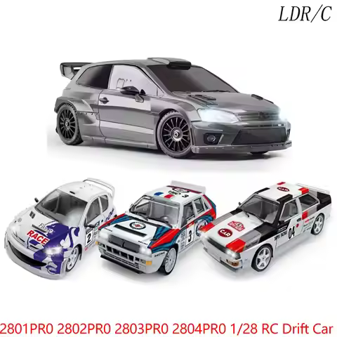 LDRC RC Drift Car 2801PRO 2802PRO 2803PRO 2804PRO 1/28 4WD With Gyroscope Full Proportional Throttle