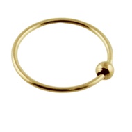 แหวนจมูก BCR ทอง 14K[W00021]