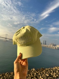 Seed n’ Soul Cap หมวกแก๊ปใส่แล้วหน้าเรียว ปัก MUSCLE SORENESS IS A NEW HANGOVER  สีเขียวอ่อน