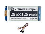 2.9inch e-Paper Display Module, 296x128 Resolution 3.3V/5V Two-Color epaper Display E-Ink Screen Mod