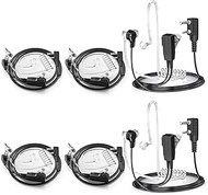 JUCJET Walkie Talkie Headset, Walkie Talkie Headphones with Sound Tube Compatible with Walkie Talkie