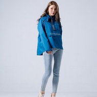 揹客 Packerism 套式背包款衝鋒雨衣-日本藍 (單上衣)